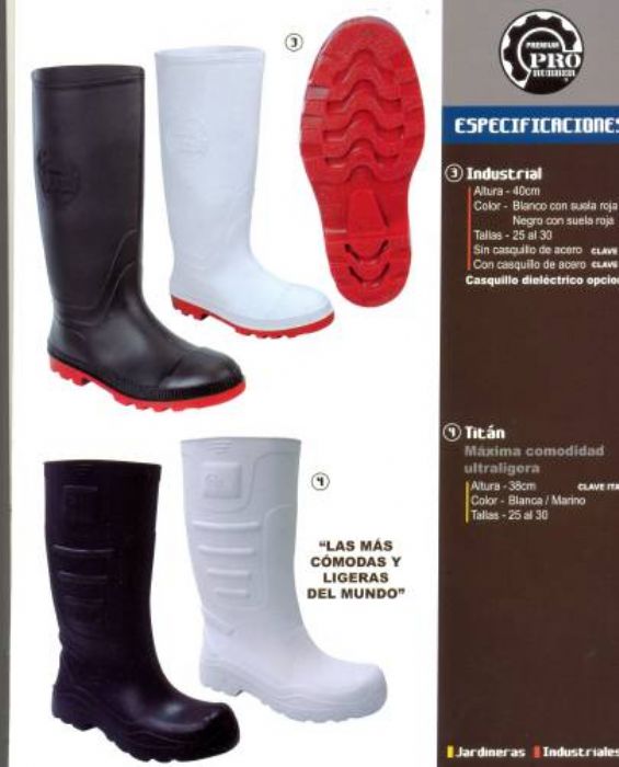 BOTA DE HULE